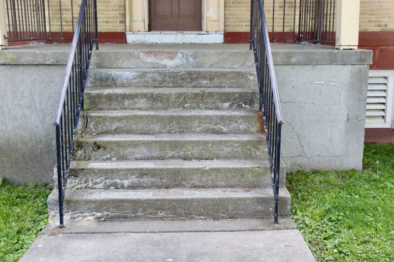 Exterior Stair Concrete Repair